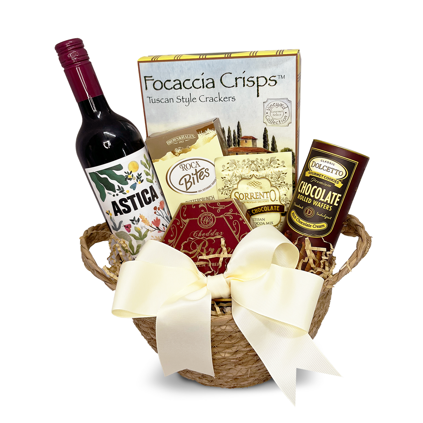 Cesta Farmhouse Decorada