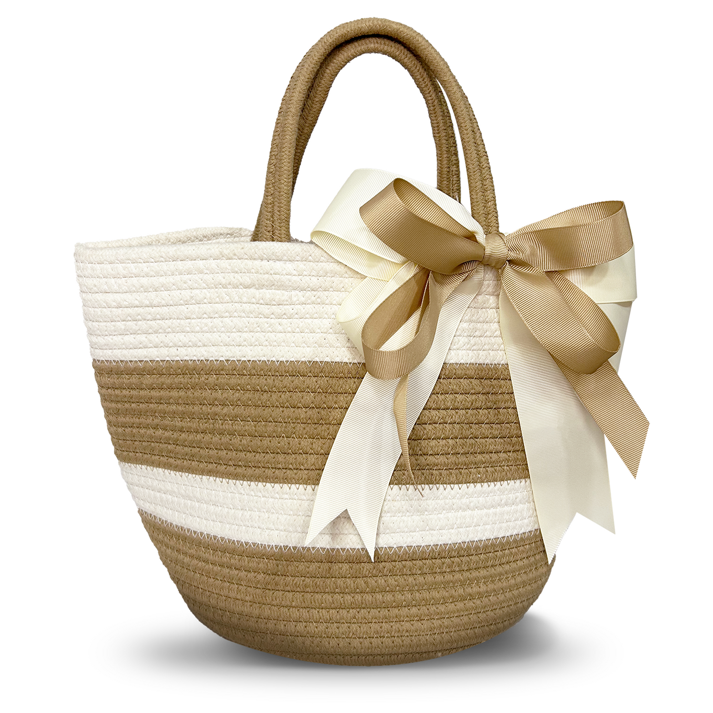 Bolso Tejido con Lazo