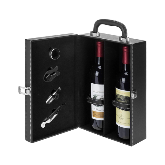 Estuche de 2 Botellas con Accesorios