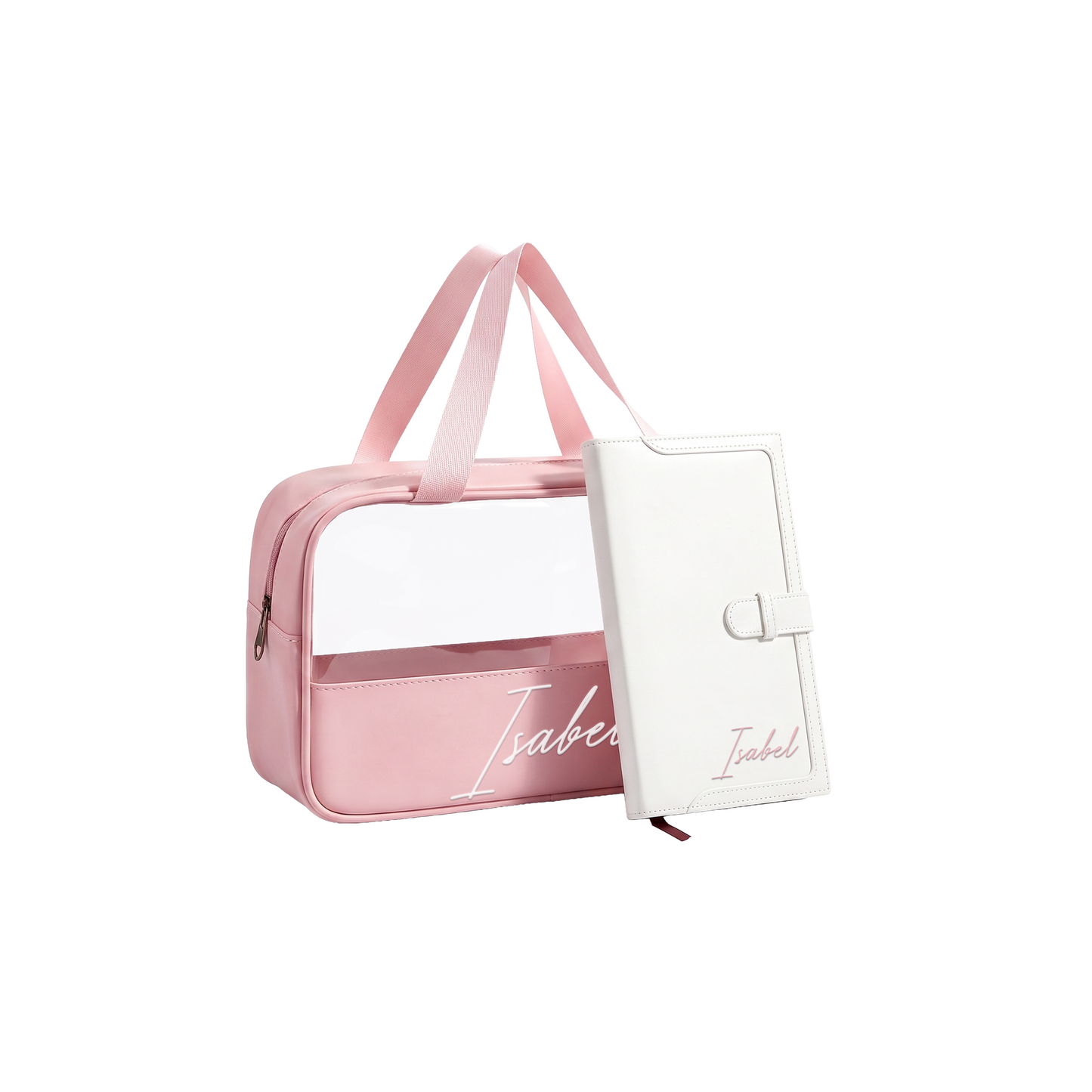 Kit 55 - Neceser Clear Fancy y Libreta Slim