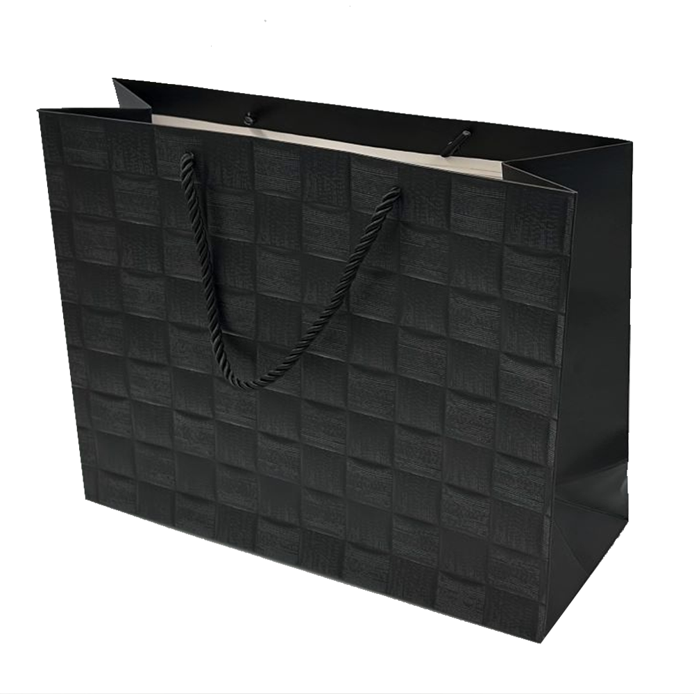 Bolsa Negra con Relieve