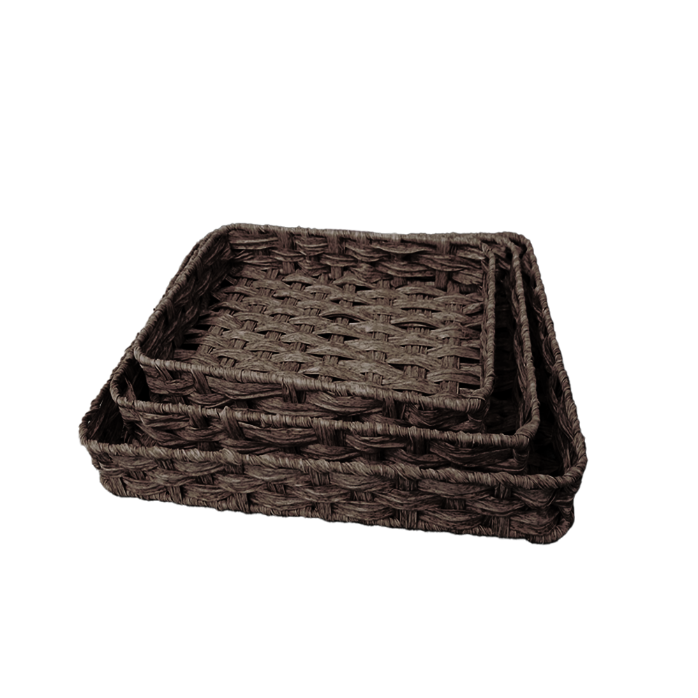 Bandeja Wicker Cuadrada