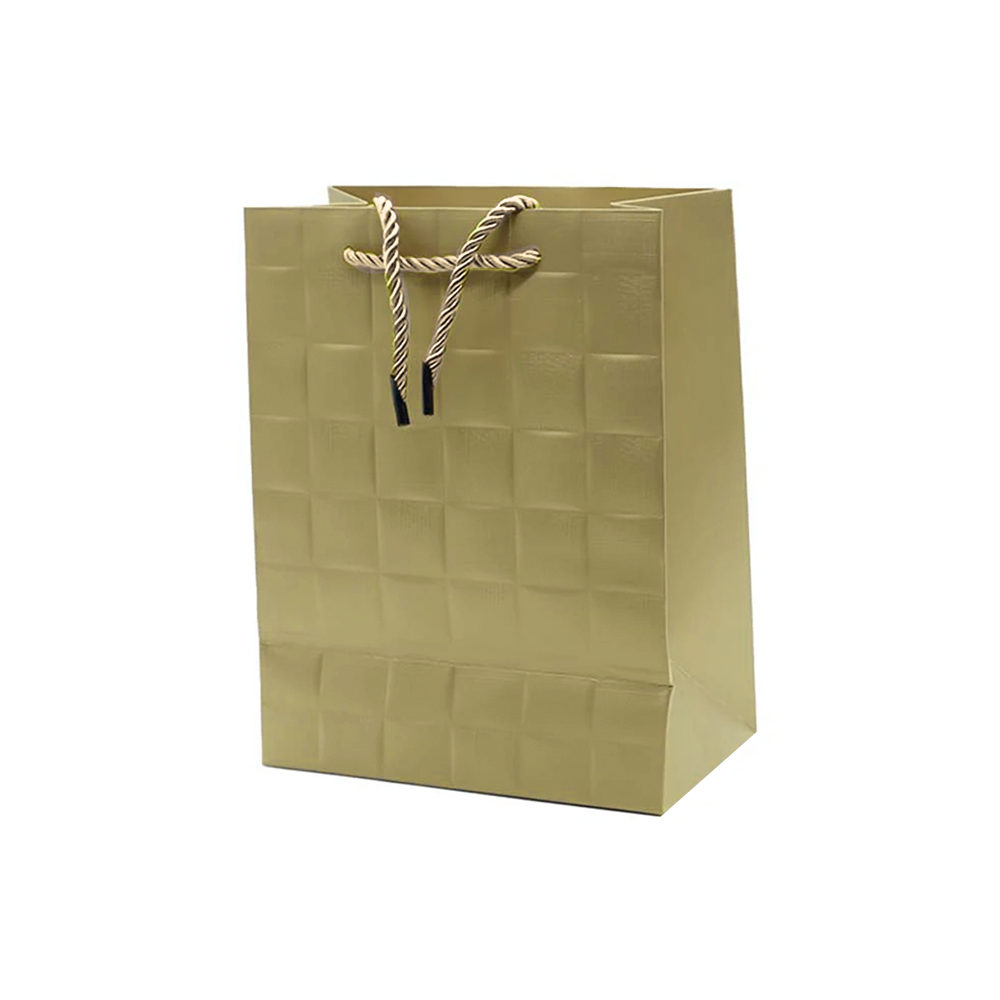 Bolsa Dorada con Relieve