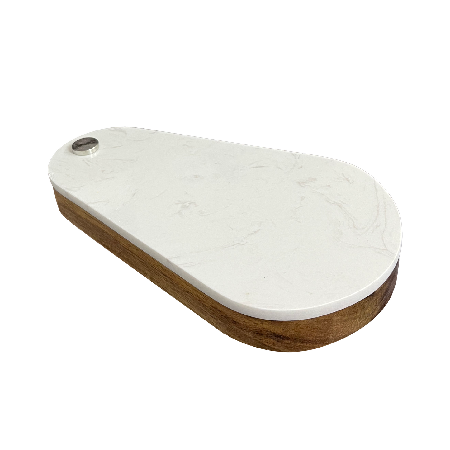 Tabla Giratoria Mármol Ovalada
