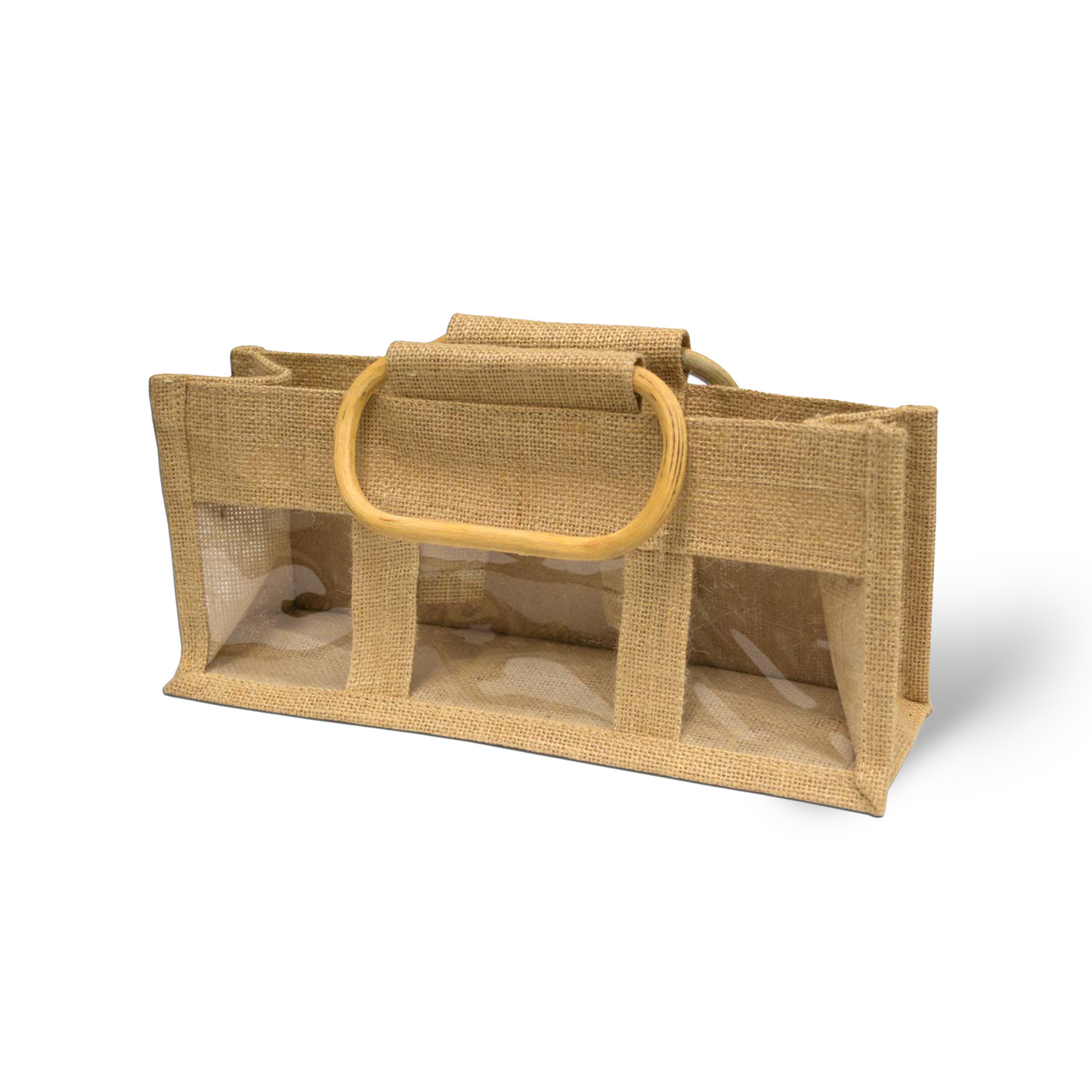 Bolso de Yute de 3 Ventanas