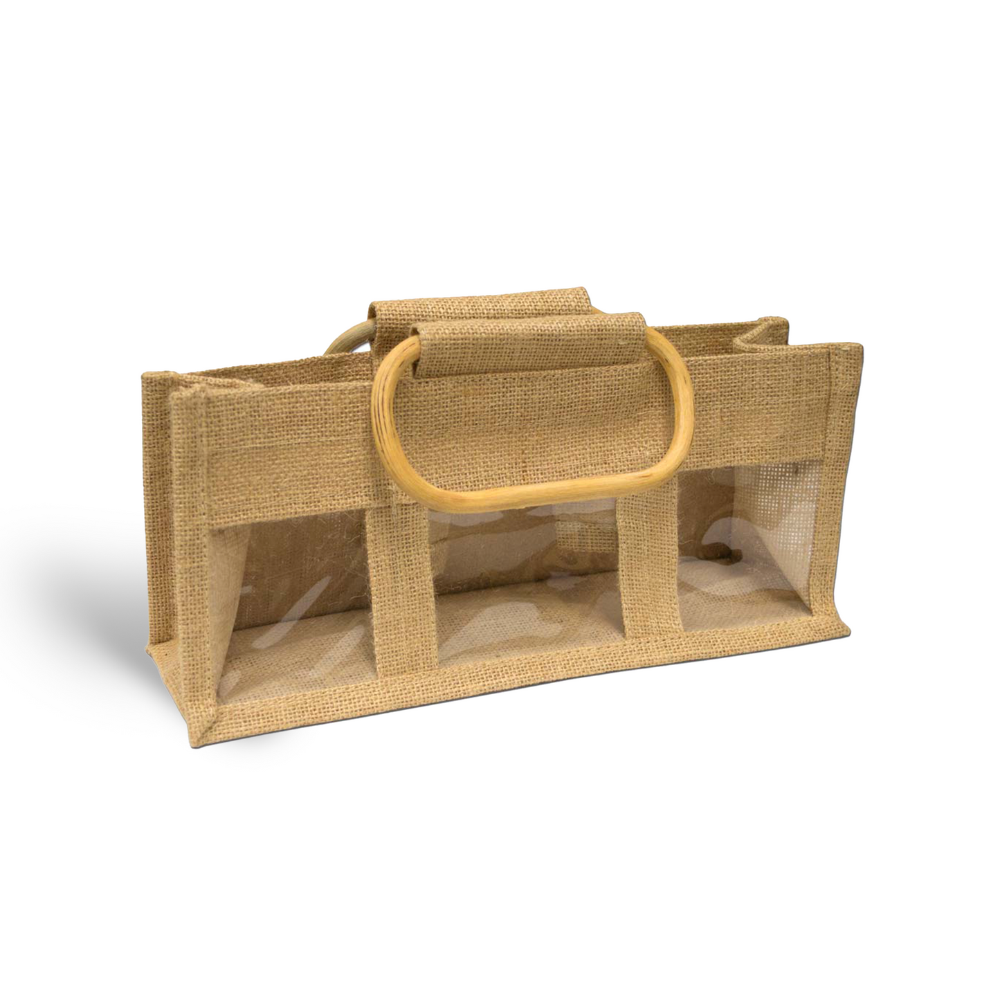 Bolso de Yute de 3 Ventanas
