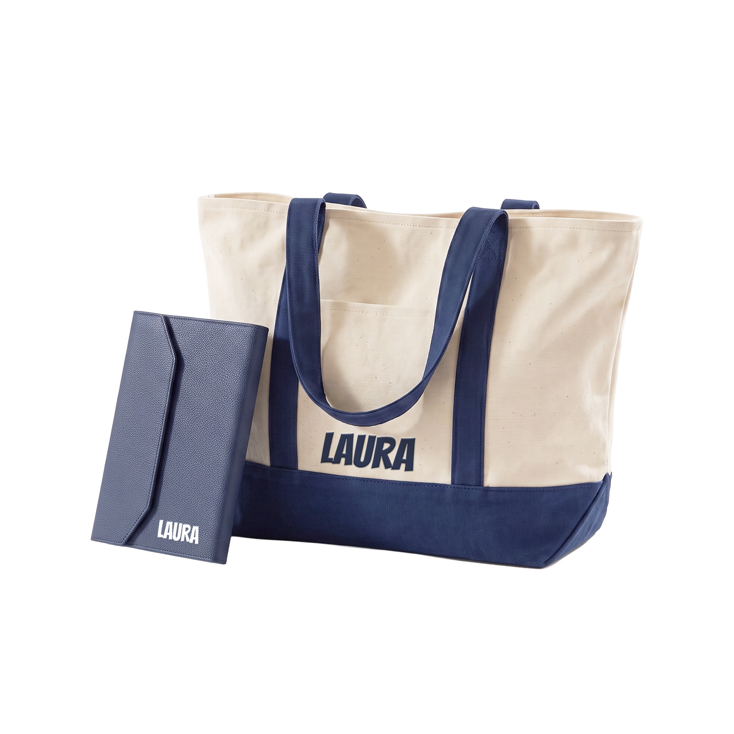 Kit 51 - Bolso Canvas Shopper y Libreta Ejecutiva