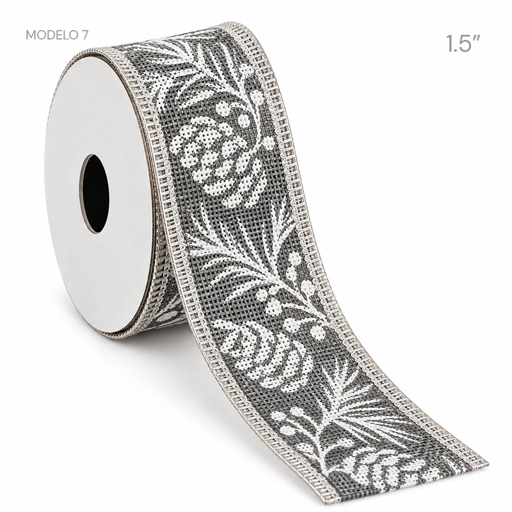 Rollos de Cinta Navideña (Paquete de 10)