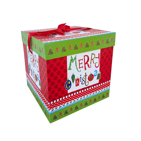 Caja Navideña con Tapa Grande
