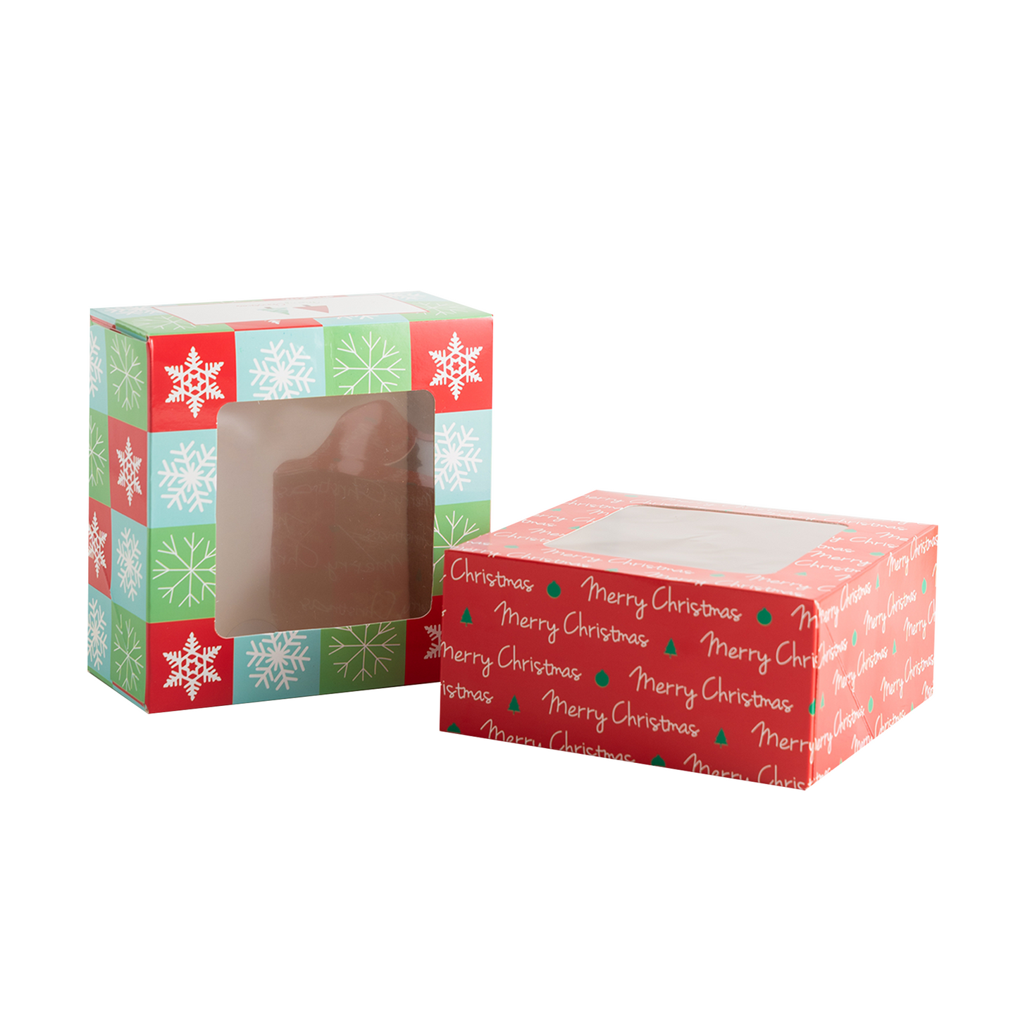 Caja Navideña con Ventana