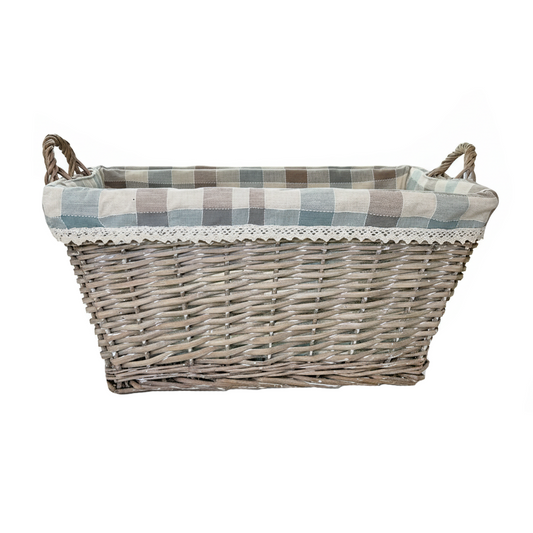 Cesta de Cuadros Rectangular