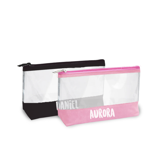 Estuche Canvas Transparente Personalizado