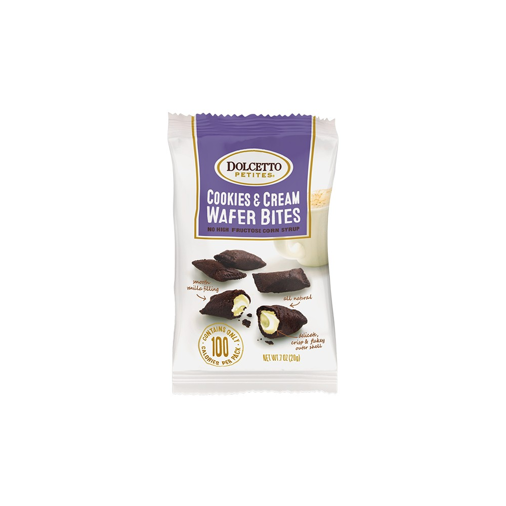 Dolcetto Cookies & Cream Wafer Bites