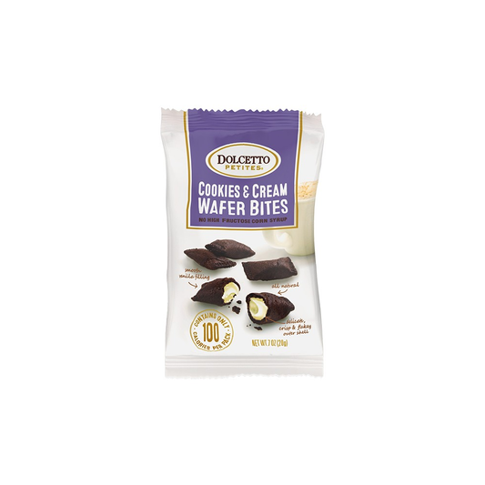 Dolcetto Cookies & Cream Wafer Bites