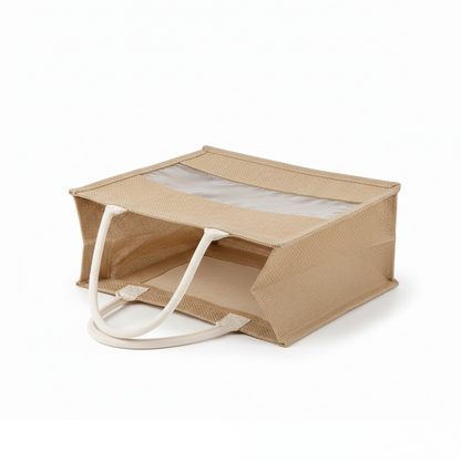 Bolso de Yute Transparente
