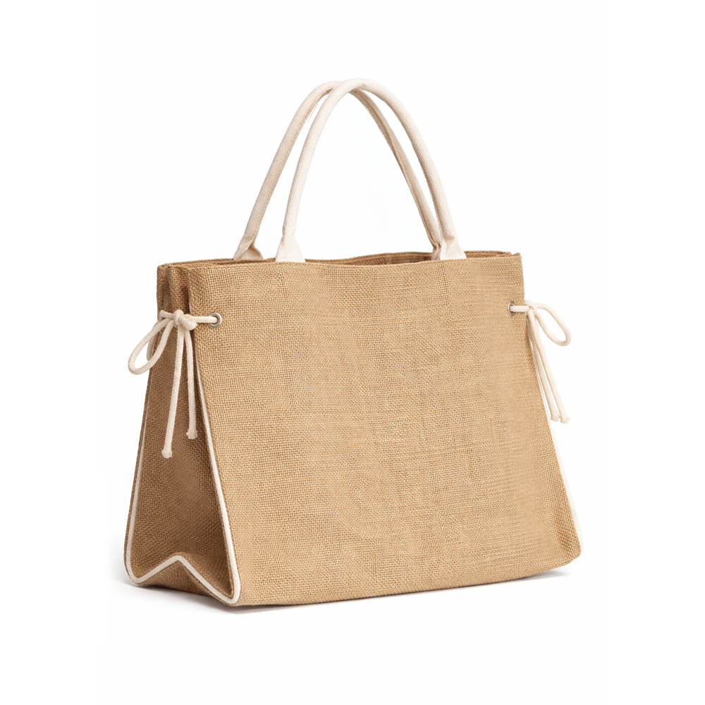 Bolso de Yute Tie-Up