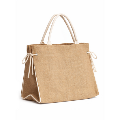 Bolso de Yute Tie-Up