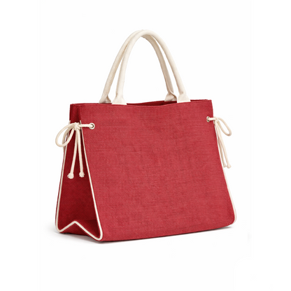 Bolso de Yute Tie-Up