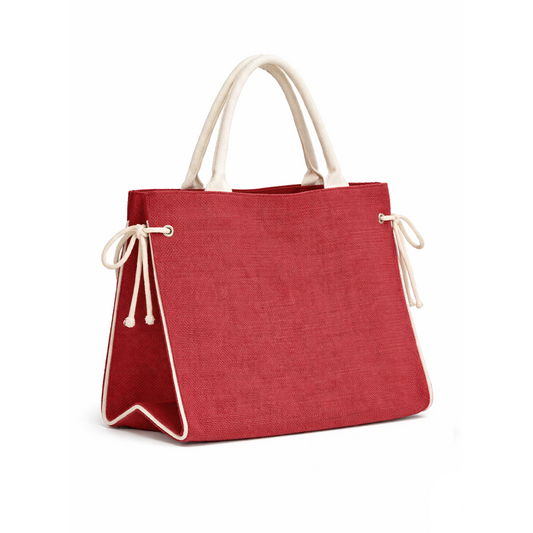 Bolso de Yute Tie-Up