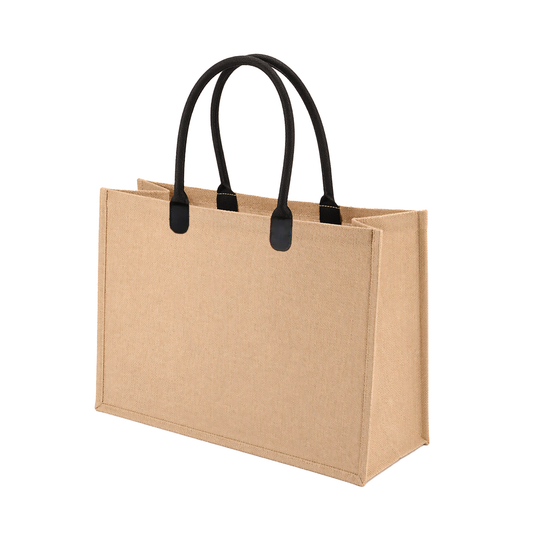 Bolso de Yute Dark Leather